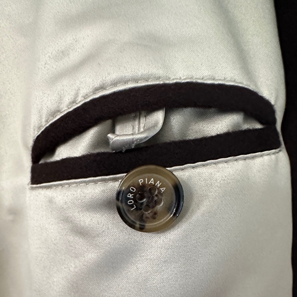 LORO PIANA: Storm System  - Long Jacket 💯% Cashmere Sz: Large - Picture 11 of 16